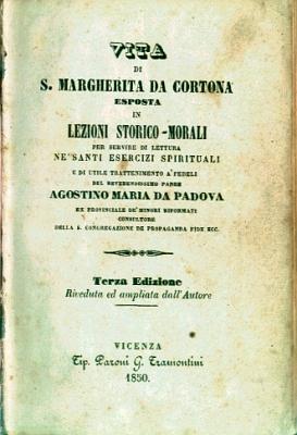 Vita di S Margherita da Cortona_Agostino Maria da Padova